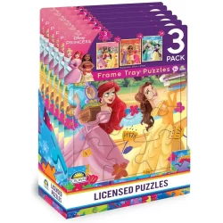 Disney Princess 3pk Frame Tray Puzzles
