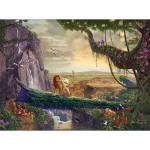 Harlington Premium Thomas Kinkade 1000pce Puzzle - Disney: The Lion King Return to Pride Rock