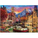 Harlington Premium 1000pce Puzzle - Town Canal
