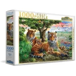 Harlington Premium 1000pce Puzzle - Hidden Tigers
