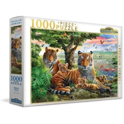 Harlington Premium 1000pce Puzzle - Hidden Tigers