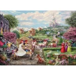 Harlington Premium Thomas Kinkade 1000pce Puzzle - Disney: Cinderella Happily Ever After