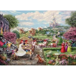 Harlington Premium Thomas Kinkade 1000pce Puzzle - Disney: Cinderella Happily Ever After