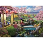 Harlington Premium Thomas Kinkade 1000pce Puzzle - Disney: Mickey and Minnie in Japan