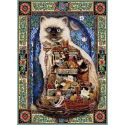 Harlington Premium 1000pce Puzzle - Cats Galore (NEW)