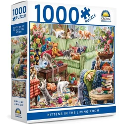 Crown 1000pce Puzzle  Amazing Animals Series 3 - 3 Asst (NEW ART)