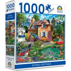 Crown 1000pce Puzzle  Landscapes Series 3 -3 Asst (NEW ART)