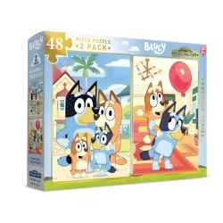 Harlington Kids Premium 48pce Puzzle 2 Pack - Bluey (NEW)