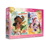 Harlington Kids Premium 150pce Puzzle 2 Pack - Disney Princess (NEW)