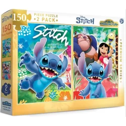 Harlington Kids Premium 150pce Puzzle 2 Pack - Stitch