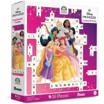 Bonza Junior Crossword Puzzle 50pce - Disney Princess (NEW)