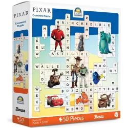 Bonza Junior Crossword Puzzle 50pce - Pixar (NEW)