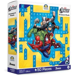 Bonza Junior Crossword Puzzle 50pce - Avengers (NEW)