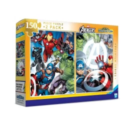 Harlington Premium Kids 150pce Puzzle 2 Pack - Avengers (NEW)