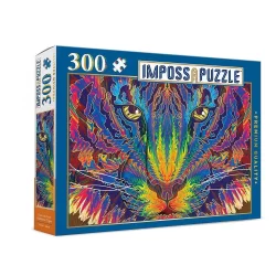 300pce ImpossApuzzle - Face to Face Rainbow Tiger (NEW)