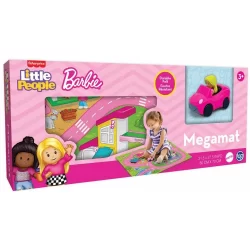 Felt Megamat with Vehicle - Barbie Little People (NEW)