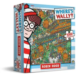 Where's Wally 1000pce Puzzle - 2 Asst - The Cake Factory & Robin Hood