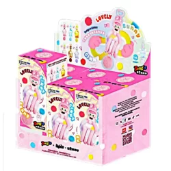 TC85715 | Hiden Wooo: Fluffy Series Tangle Keychain  Cimmy x Tangle®& Diudiu Baby x Tangle®