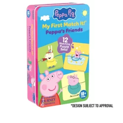 Peppa Pig My First Match It Tin Friends